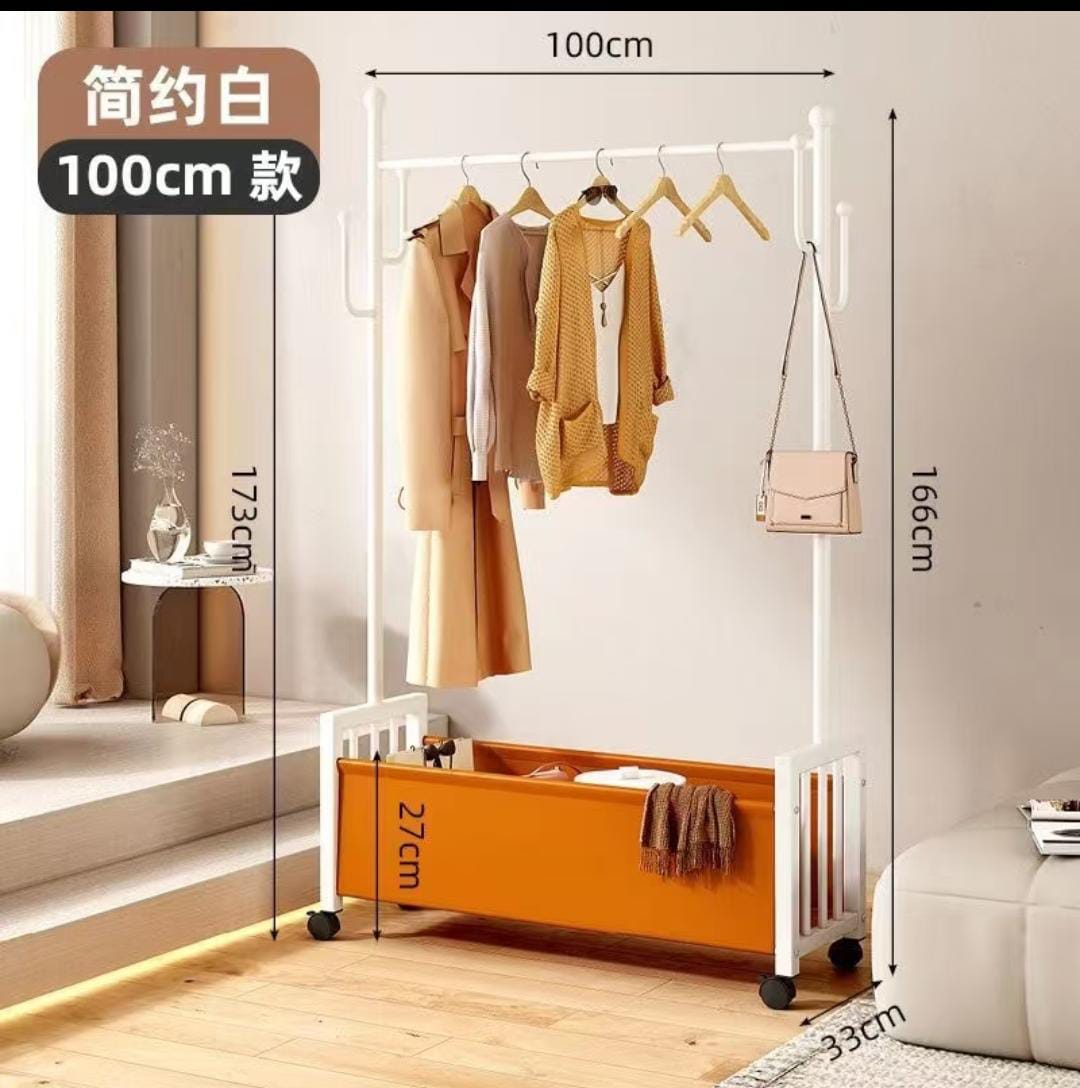 Metallic Clothes Rack