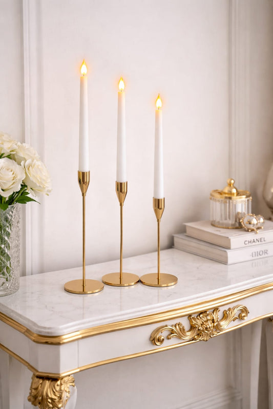Modern Gold Candle holders