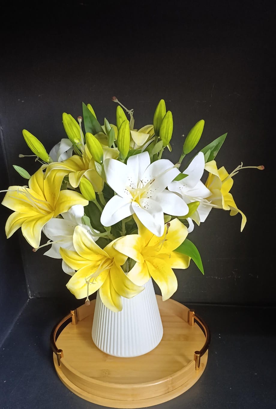 Artificial Lily flower arrangement