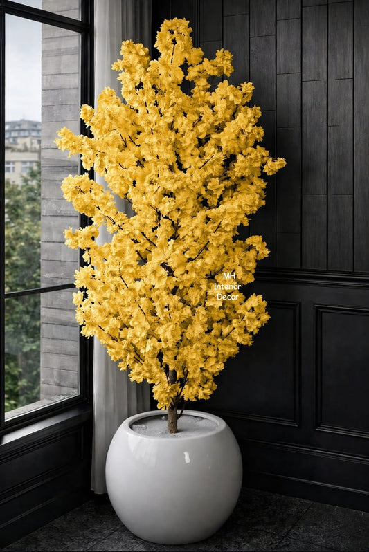 Yellow Artificial Blossom Tree
