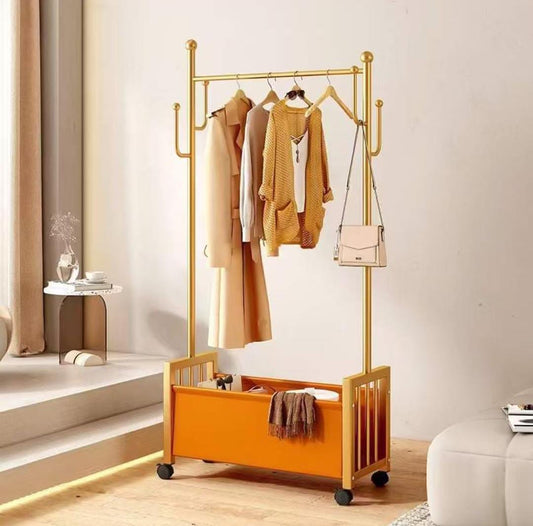 Metallic Clothes Rack