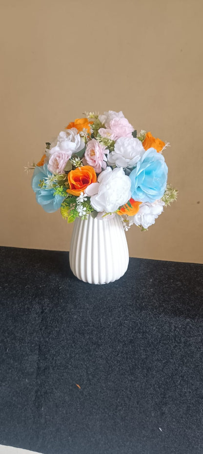 Vibrant artificial flowers Arrangement