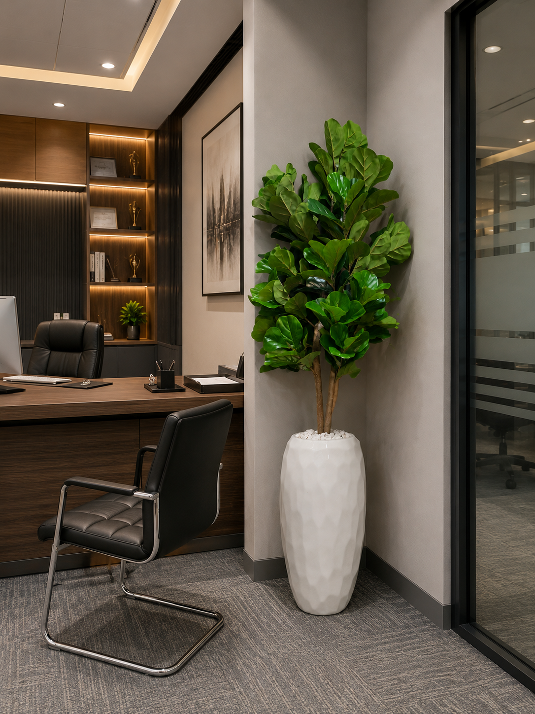 Artificial Fiddle-leaf plant