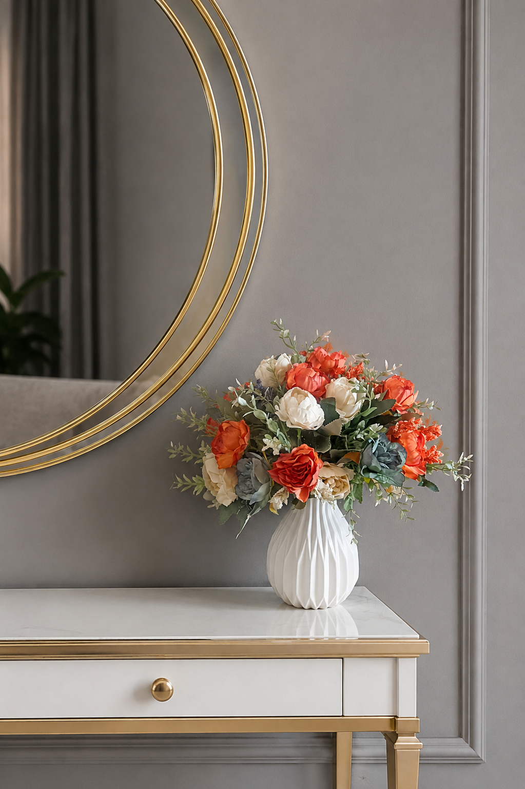 Elegant artificial flower arrangement