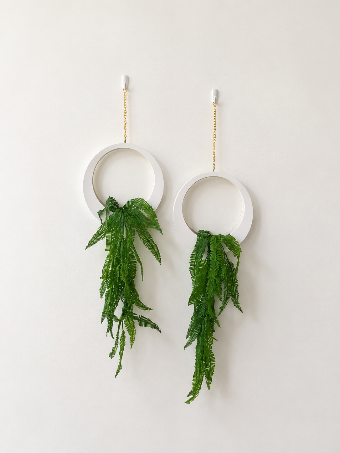 Hanging Artificial Ferns