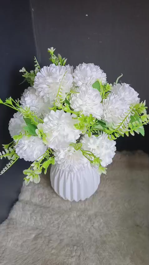 Artificial White Floral Arrangement